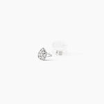 Boucles D'oreilles Puces Nevena Or Blanc Diamant - Puces Femme | Marc Orian