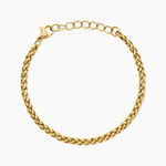 Bracelet Elisabeth Acier Jaune - Bracelets cha&icirc;nes Femme | Marc Orian