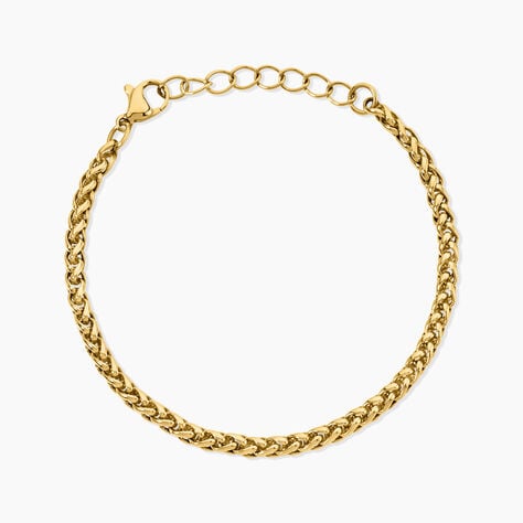 Bracelet Elisabeth Acier Jaune - Bracelets cha&icirc;nes Femme | Marc Orian