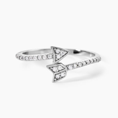 Bague Argent Blanc Caolan Oxydes De Zirconium - Bijoux fantaisie Femme | Marc Orian