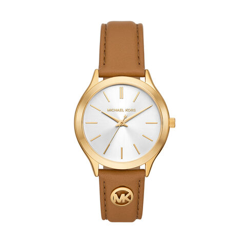 Montre Michael Kors Slim Runway Blanc - Montres &eacute;tanches Femme | Marc Orian