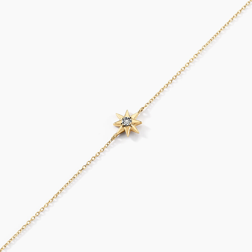 Bracelet Confucius Or Jaune Diamant - Bracelets cha&icirc;nes Femme | Marc Orian