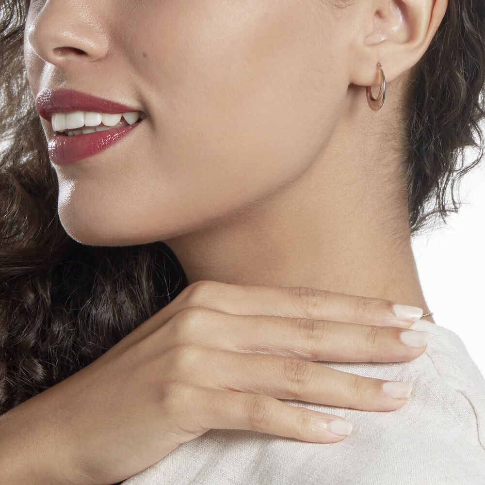 Créoles Rosaura Or Bicolore - Créoles Femme | Marc Orian
