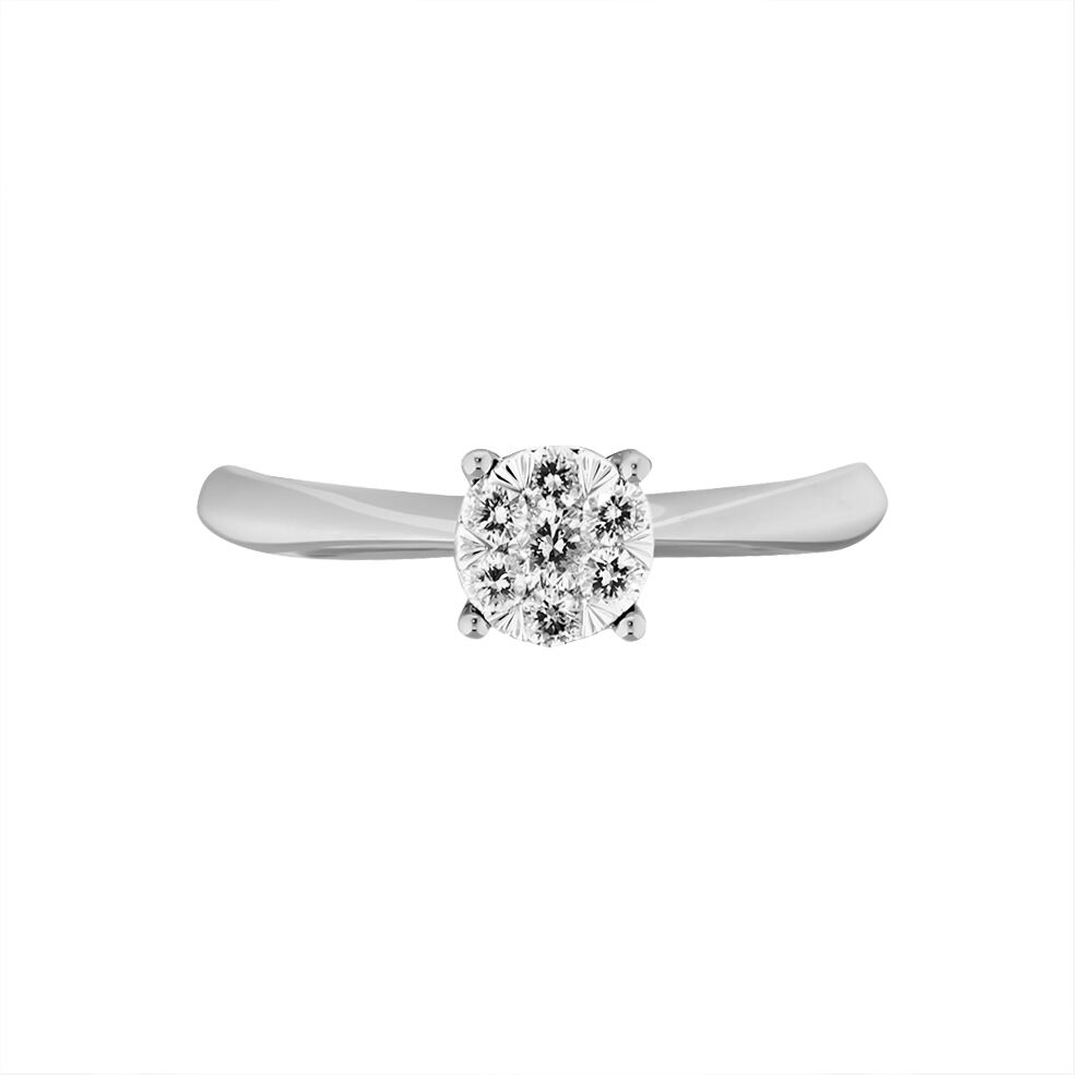 Bague Solitaire Dream Or Blanc Diamant - Solitaires Femme | Marc Orian