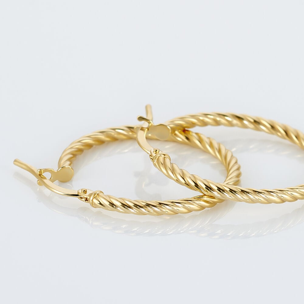 Créoles Bartimee Or Jaune - Créoles Femme | Marc Orian