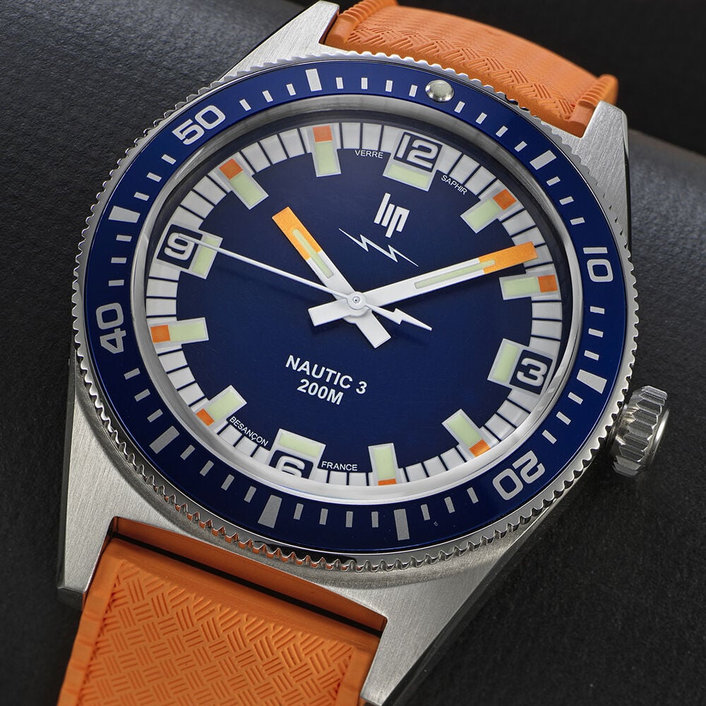 Montre Lip Nautic 3 Bleu - Montres &eacute;tanches Unisex | Marc Orian
