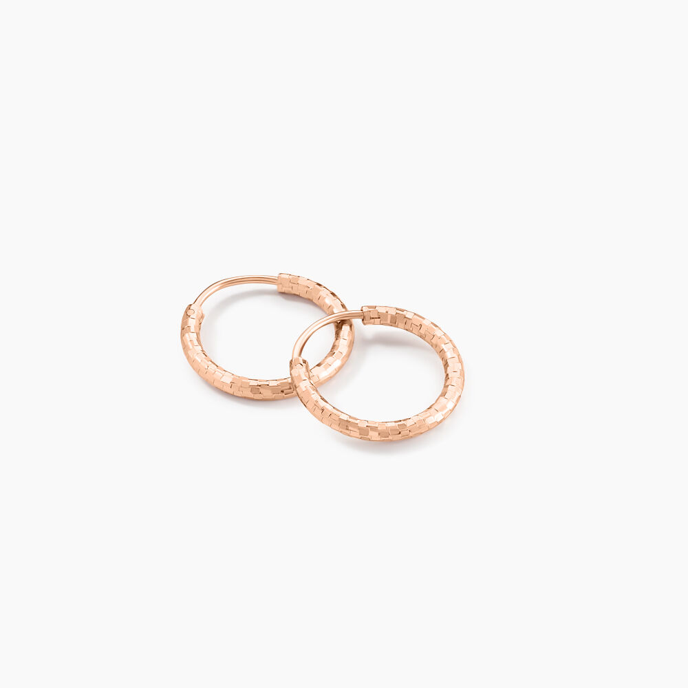 Créoles Argent Rose Agathe - Créoles Femme | Marc Orian