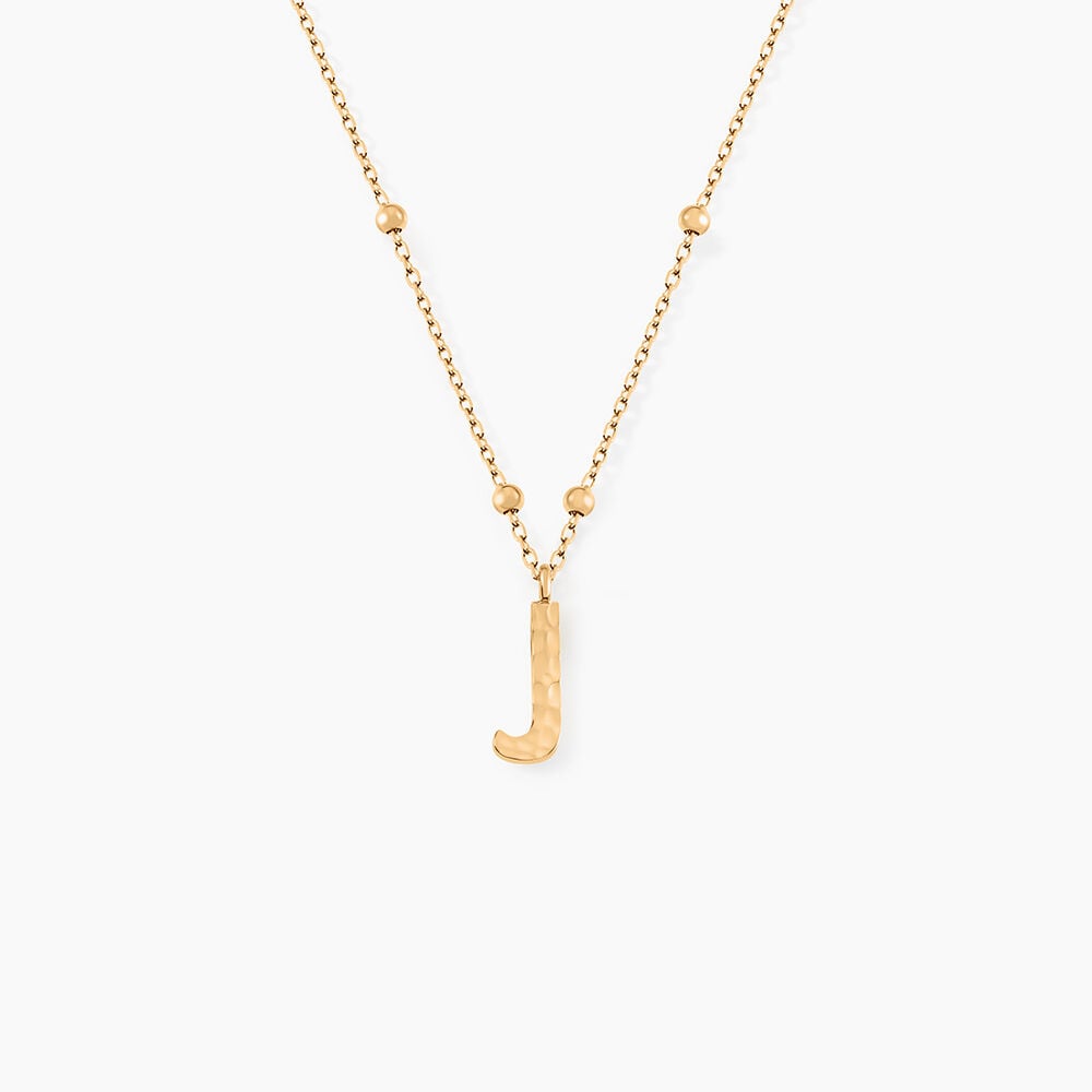 Collier Plaqué Or Jaune Lettra - Colliers fantaisie Femme | Marc Orian