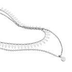 Collier Soranaae Argent Blanc - Colliers multirangs Femme | Marc Orian