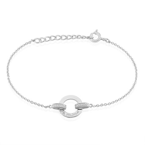 Bracelet Desirat Argent Blanc Oxyde De Zirconium - Bracelets chaînes Femme | Marc Orian