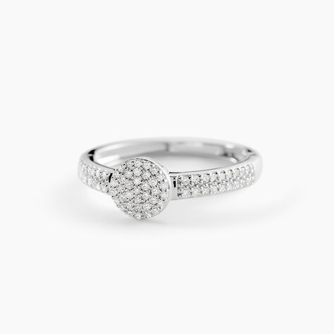 Bague Lisyae Or Blanc Diamants - Parures de mariage Femme | Marc Orian