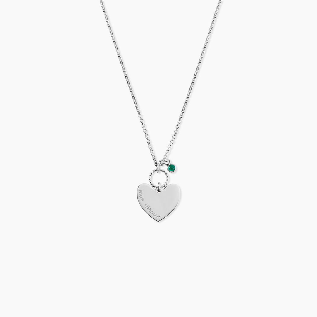 Collier Argent Pero Onyx - Colliers multirangs Femme | Marc Orian