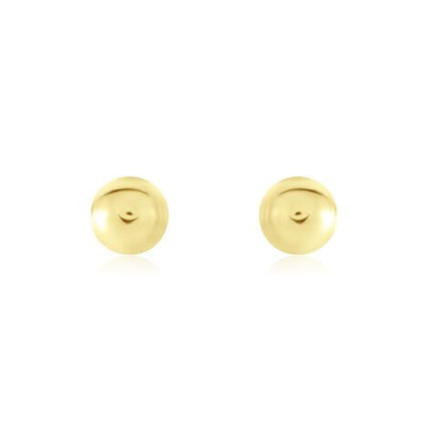 Boucles D'oreilles Puces Or Jaune Fidelia - Puces Famille | Marc Orian