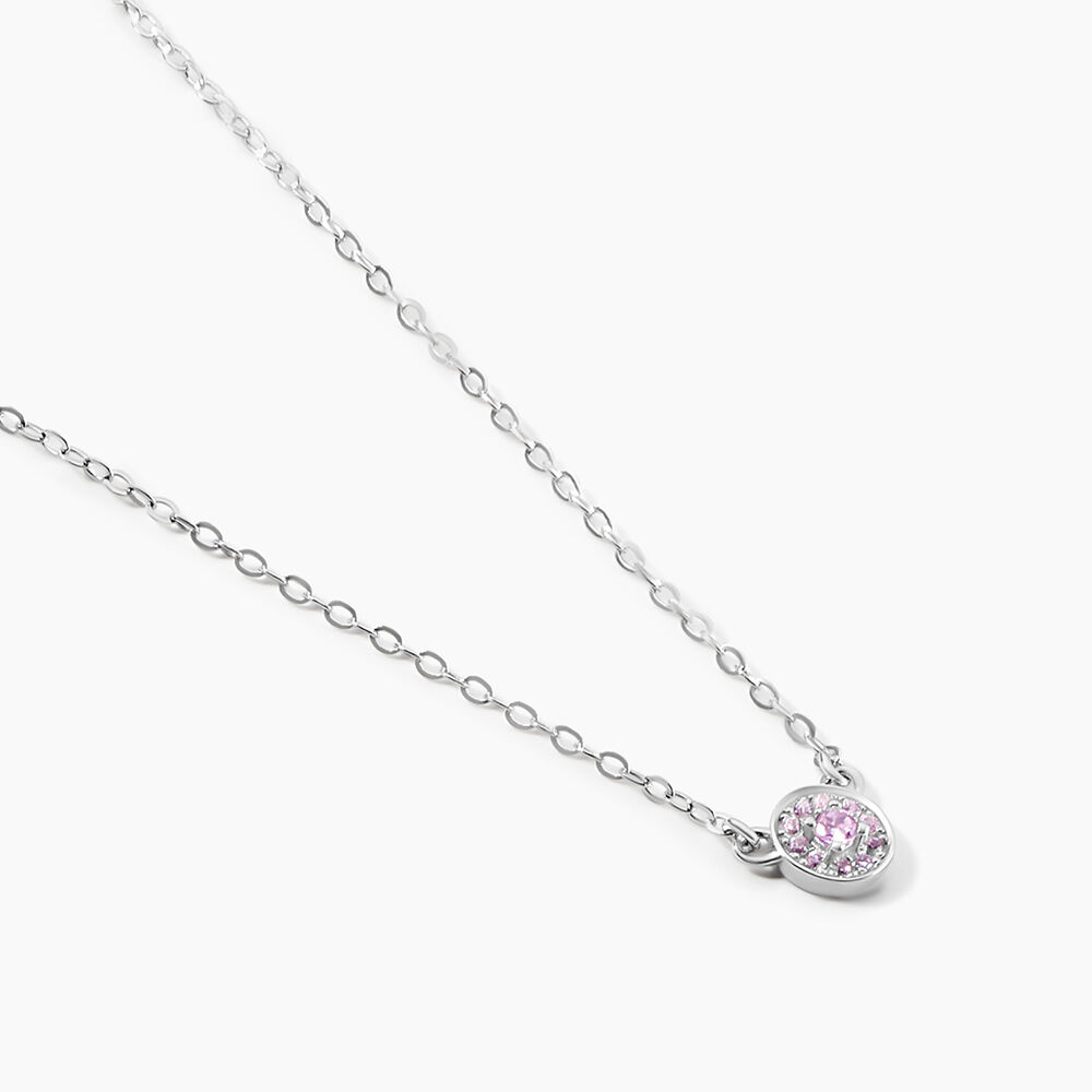 Collier Auxana Argent Blanc Oxyde De Zirconium - Colliers avec pierres Femme | Marc Orian