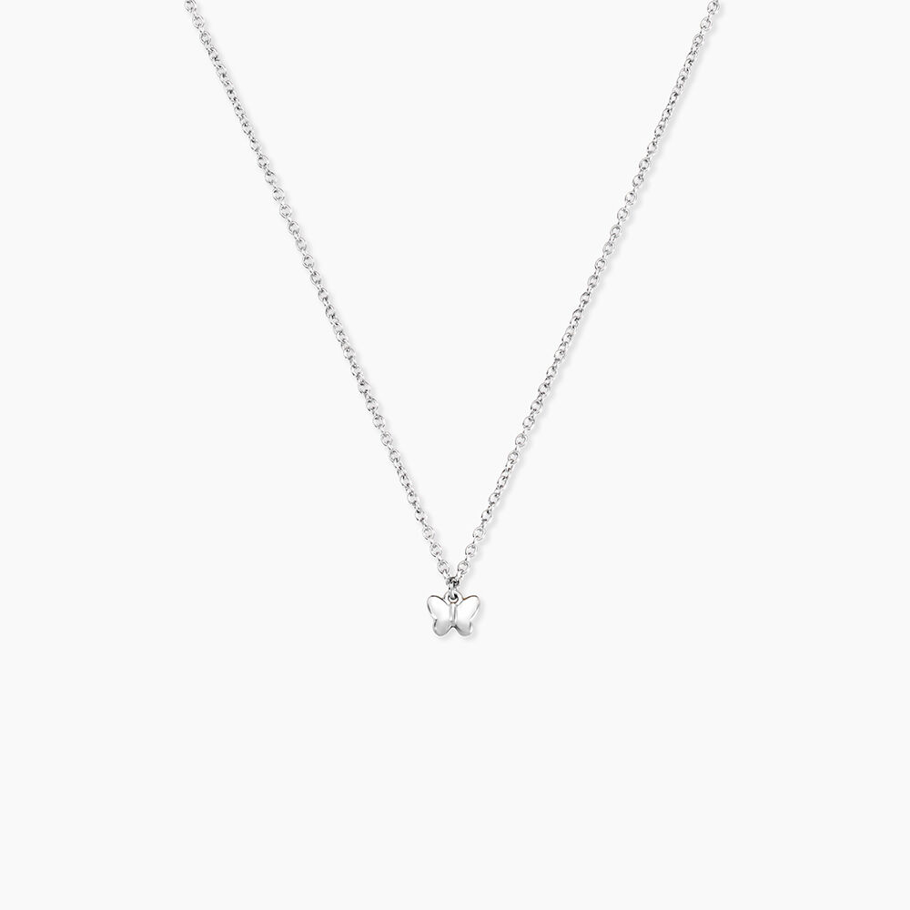 Collier Fedora Argent Blanc - Colliers fantaisie Femme | Marc Orian