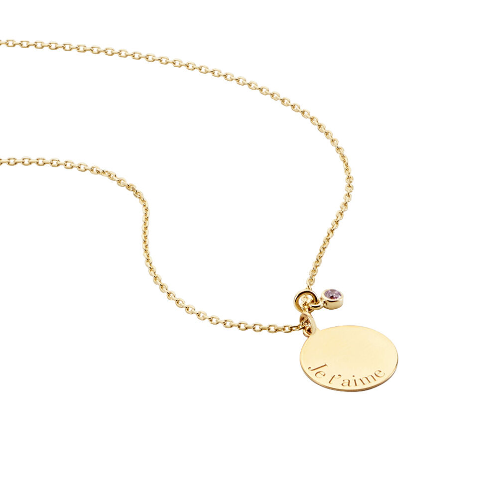 Collier Plaqué Or Greer Oxyde De Zirconium - Colliers avec pierres Femme | Marc Orian