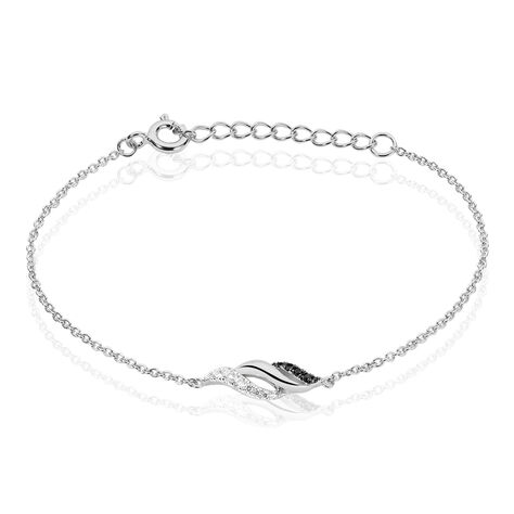 Bracelet Ophelia Argent Blanc Oxyde De Zirconium - Bracelets chaînes Femme | Marc Orian