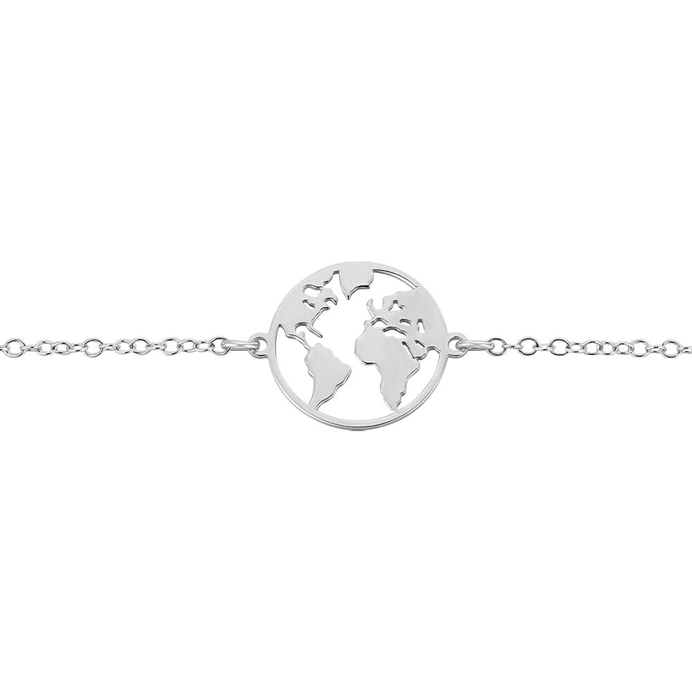 Bracelet Soukaina Argent Blanc - Bracelets chaînes Femme | Marc Orian