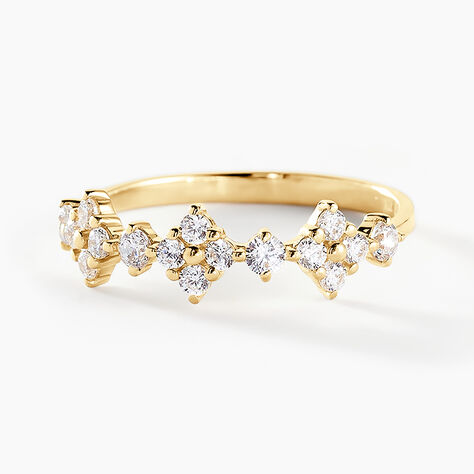 Bague Majestueuse Or Jaune Oxyde De Zirconium - Bagues fian&ccedil;ailles Femme | Marc Orian