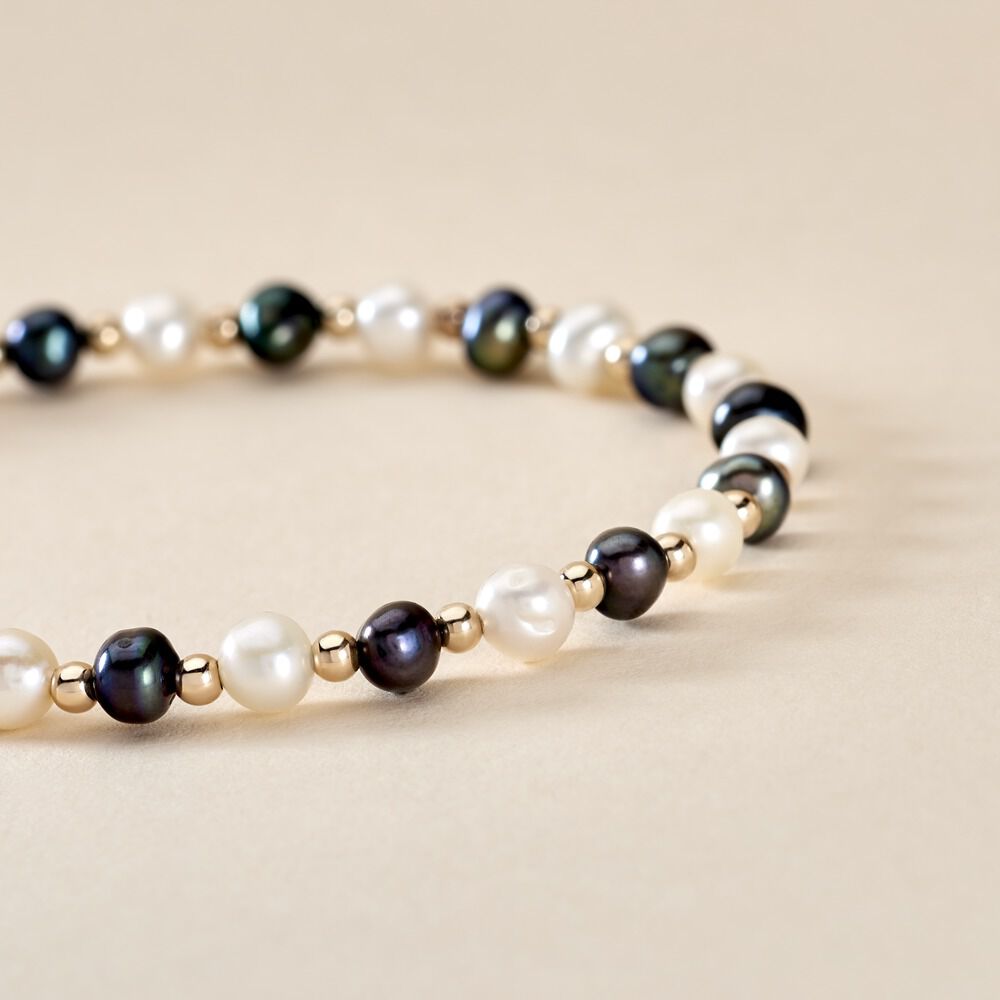 Bracelet Mirjam Or Jaune Perle De Culture - Bracelets cha&icirc;nes Femme | Marc Orian