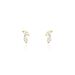 Boucles D'oreilles Puces Mix And Match Or Jaune Oxyde De Zirconium - Puces Femme | Marc Orian