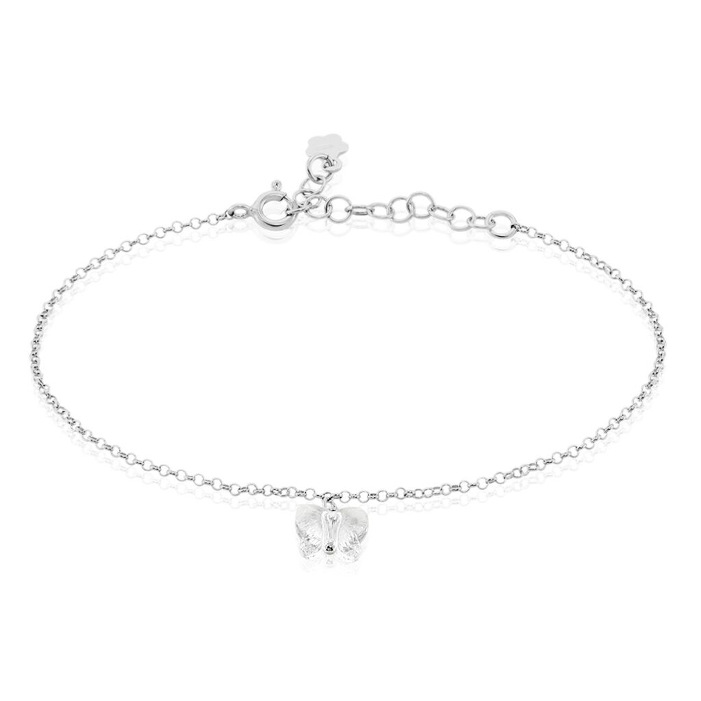 Bracelet Argent Blanc Patriki Cristal De Swarovski - Bracelets fantaisie Femme | Marc Orian