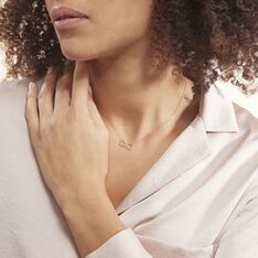 Collier Or Jaune Ilyas Oxyde De Zirconium - Colliers Femme | Marc Orian