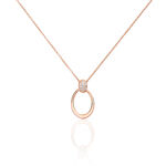 Collier Mahelia Argent Rose Oxyde De Zirconium - Colliers avec pierres Femme | Marc Orian