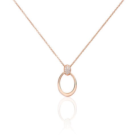 Collier Mahelia Argent Rose Oxyde De Zirconium - Colliers avec pierres Femme | Marc Orian