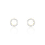 Boucles D'oreilles Puces Maude Or Jaune Diamant - Puces Femme | Marc Orian