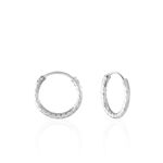 Cr&eacute;oles Argent Blanc Agathe - Cr&eacute;oles Femme | Marc Orian