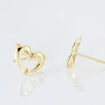 Boucles D'oreilles Puces Fulvie Double Dauphins Or Jaune - Puces Femme | Marc Orian