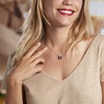 Collier Lovea Argent Blanc C&eacute;ramique Et Oxyde De Zirconium - Colliers avec pierres Femme | Marc Orian