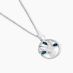 Pendentif Godolieba Or Blanc Topaze - Pendentifs Femme | Marc Orian