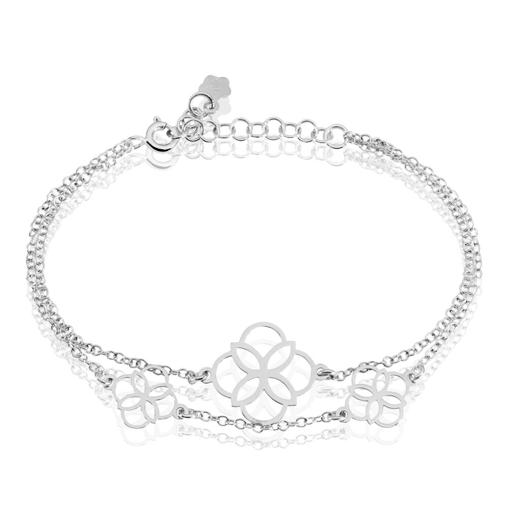 Bracelet Letizia Argent Blanc - Bracelets chaînes Femme | Marc Orian