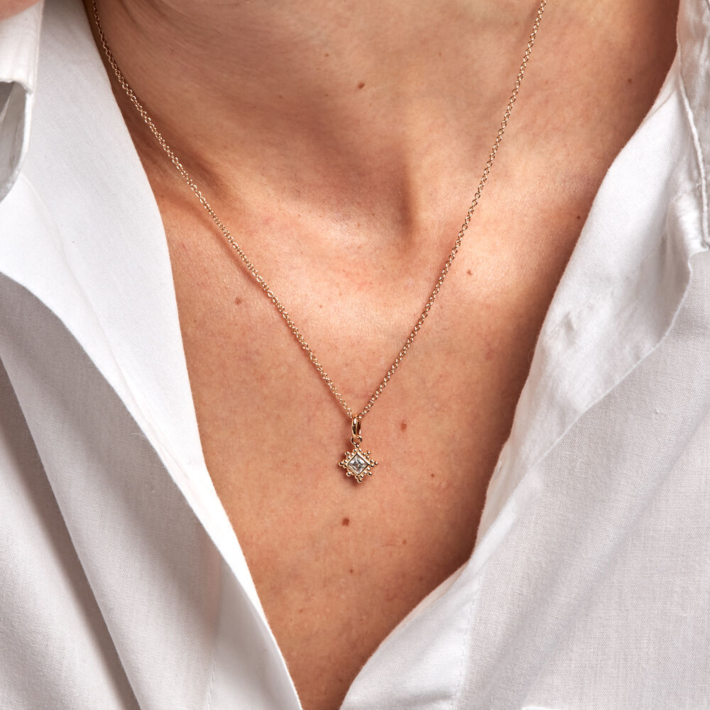 Collier Bobbie Plaqué Or Jaune Oxyde De Zirconium - Colliers avec pierres Femme | Marc Orian
