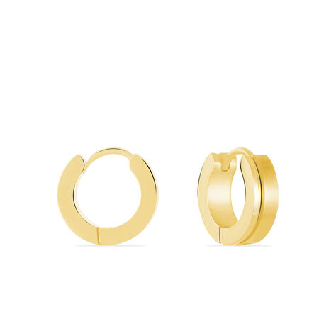 Créoles Casilda Acier Jaune - Boucles d'oreilles Créoles Femme | Marc Orian