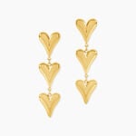 Boucles D'Oreilles Pendantes Suzan Acier Jaune - Pendantes Femme | Marc Orian