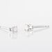 Boucles D'oreilles Puces Or Blanc Victoria Diamants - Puces Femme | Marc Orian