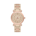 Montre Fossil Carlie 38 Beige - Montres &eacute;tanches Femme | Marc Orian