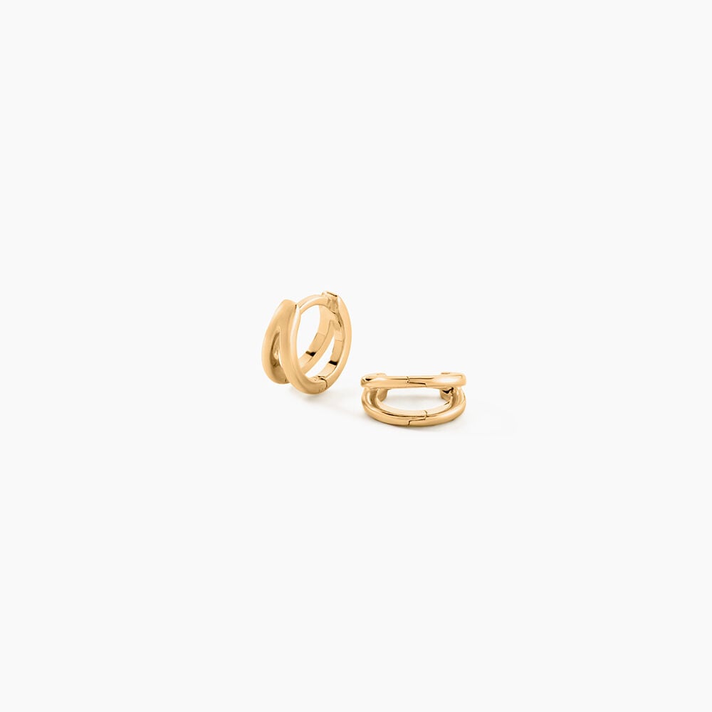 Cr&eacute;oles Mini Plaqu&eacute; Or Jaune - Cr&eacute;oles Femme | Marc Orian