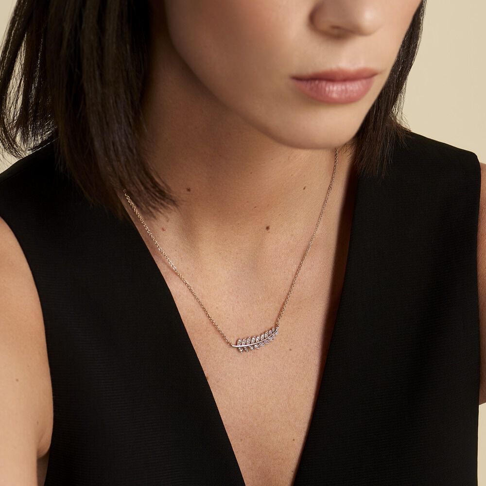 Collier Luz Plaqué Or Jaune Oxyde De Zirconium - Colliers avec pierres Femme | Marc Orian