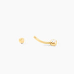 Piercing De Nombril Jan Or Jaune Oxyde De Zirconium - Piercing Nombril Femme | Marc Orian
