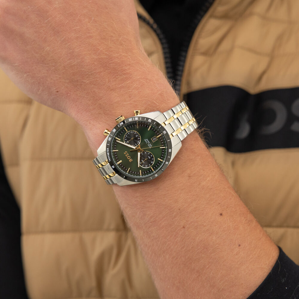 Montre Boss Tourmaster Vert - Montres Homme | Marc Orian