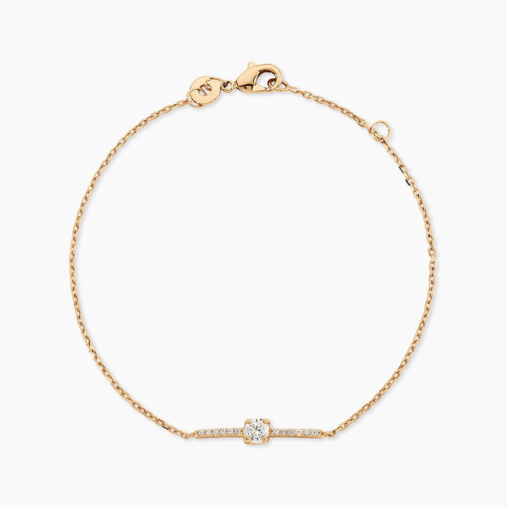 Bracelet Fergie Plaqu&eacute; Or Jaune Oxyde De Zirconium - Bracelets fantaisie Femme | Marc Orian