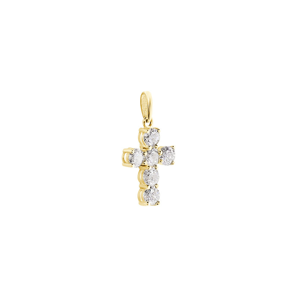 Pendentif Or Jaune Sebastian Oxyde De Zirconium - Pendentifs Femme | Marc Orian