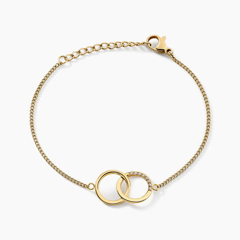 Bracelet Aurore Acier Dor&eacute; Oxydes - Bracelets cha&icirc;nes Femme | Marc Orian