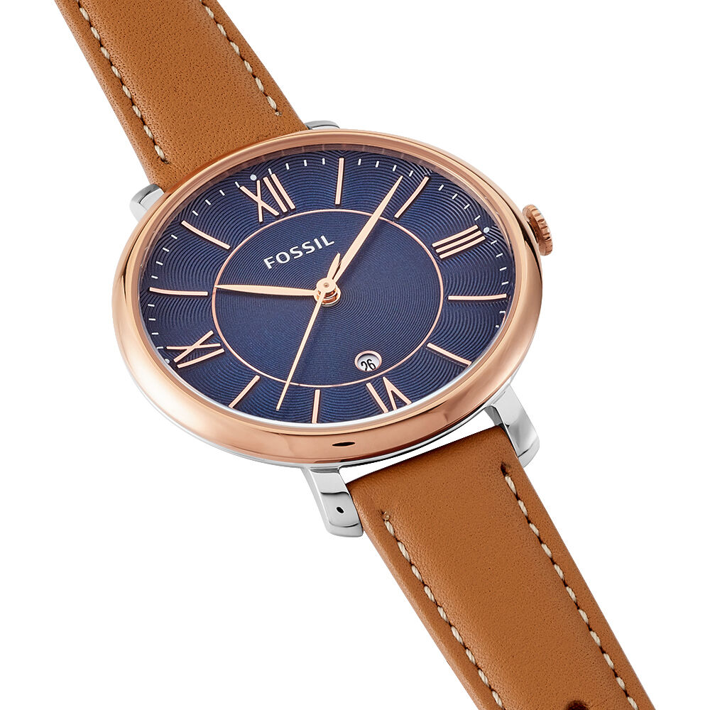 Montre fossil sales femme bleu