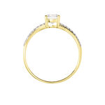 Bague Dana Or Jaune Oxyde De Zirconium - Solitaires Femme | Marc Orian