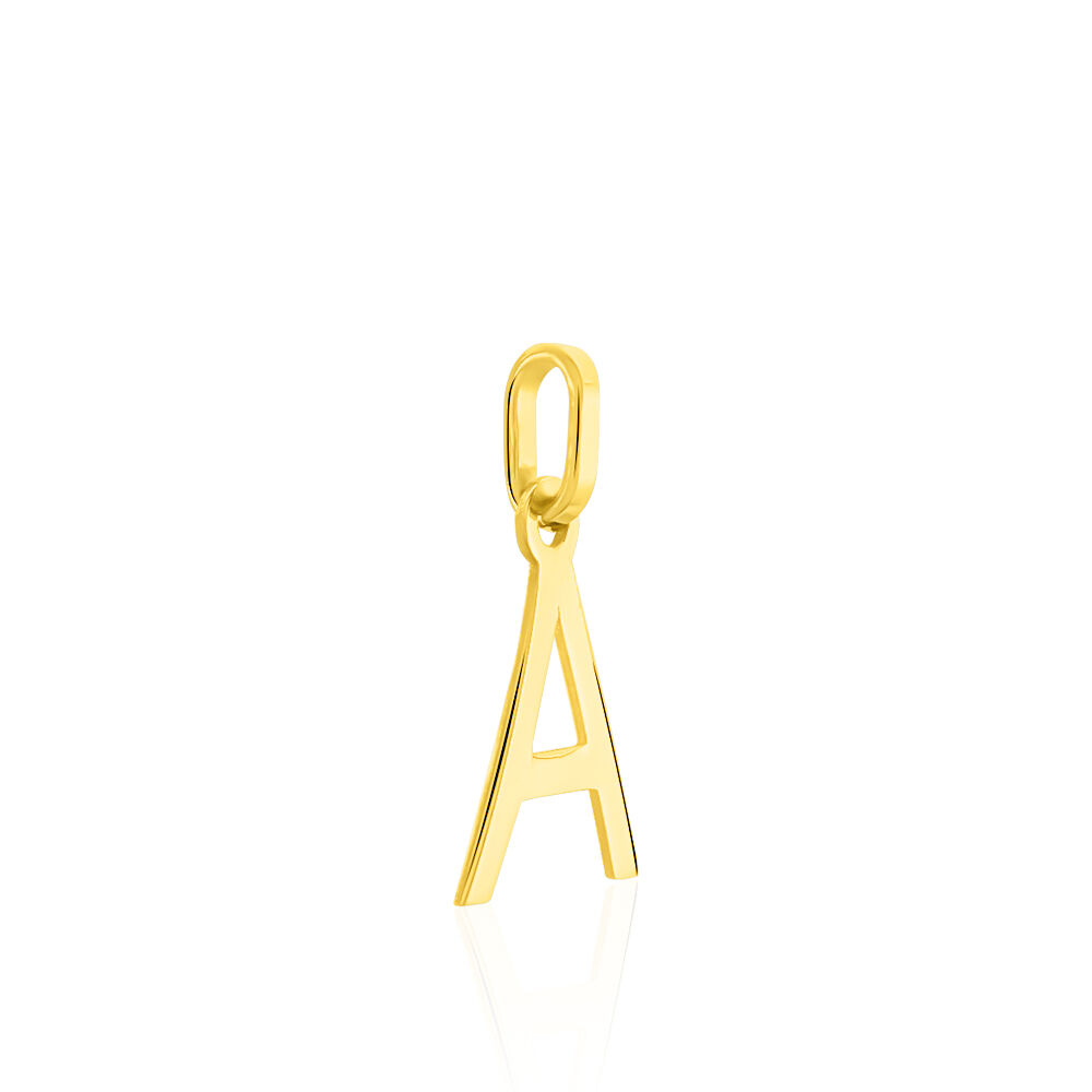 Pendentif Ionia Lettre Or Jaune - Pendentifs Famille | Marc Orian